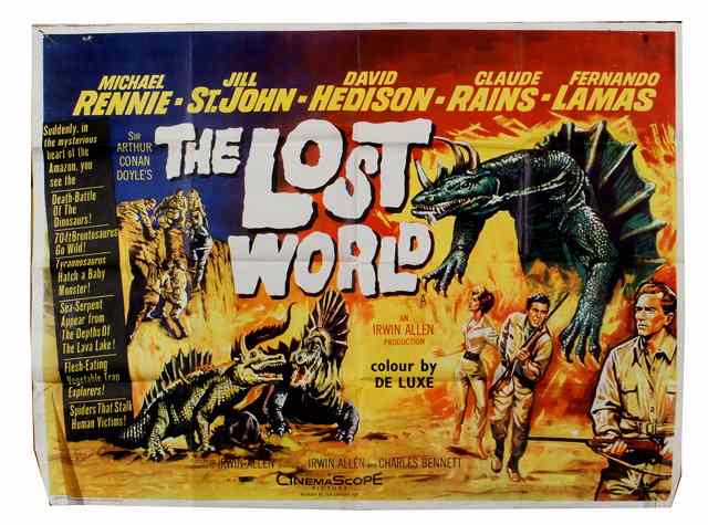 Appraisal: THE LOST WORLD th Century Fox science fiction starring Michael