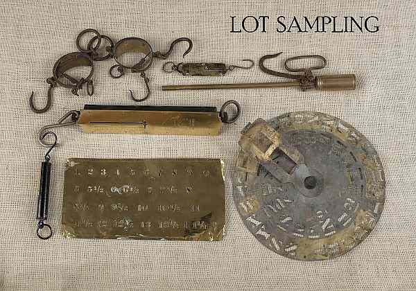 Appraisal: Collection of brass and iron scales late th c and