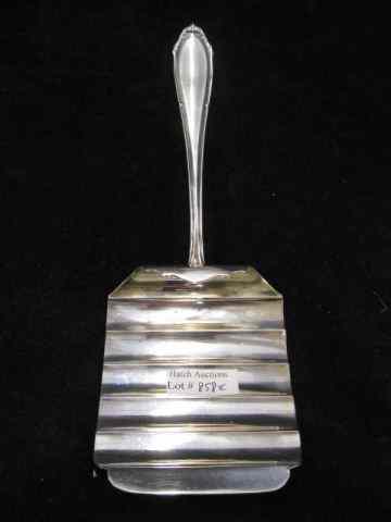 Appraisal: European Sterling Silver Asparagus Server signed fine '' excellent no