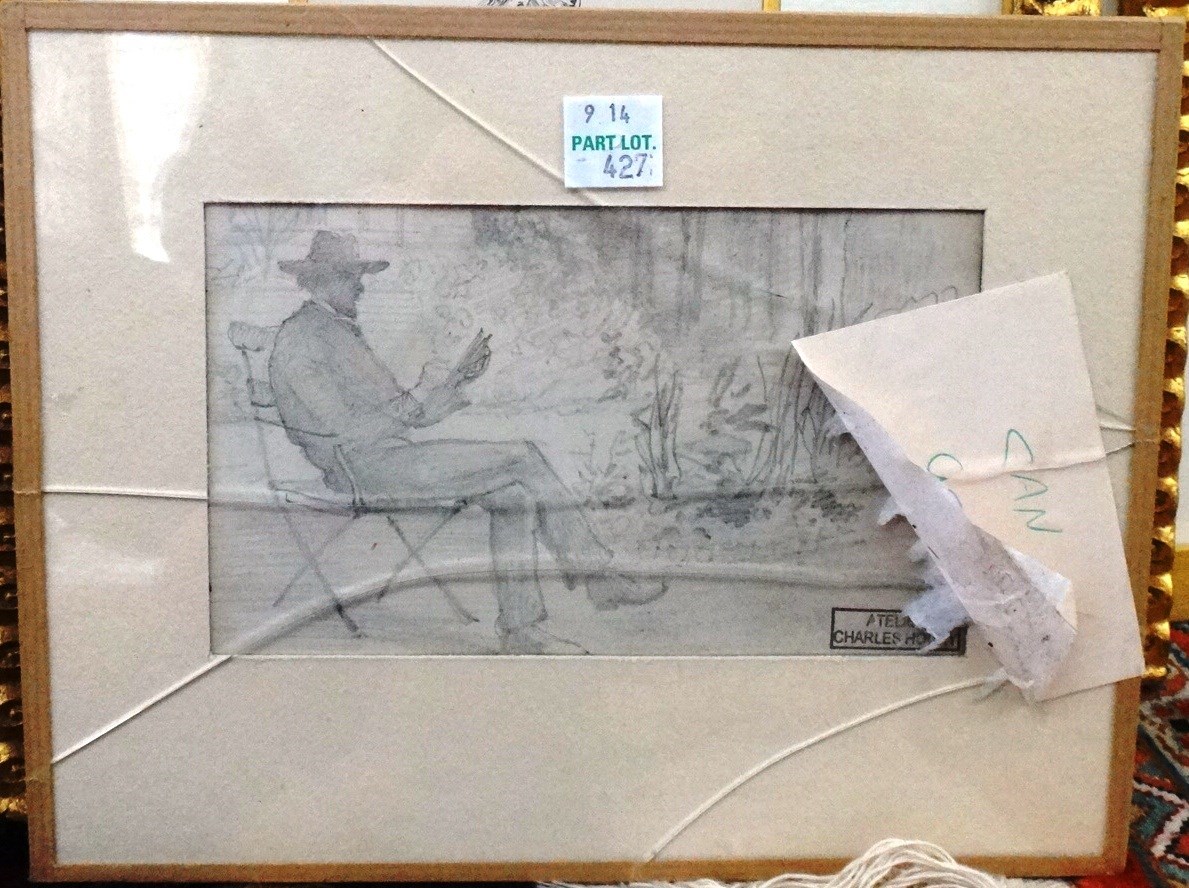 Appraisal: A group of assorted figurative drawings including works by Frank