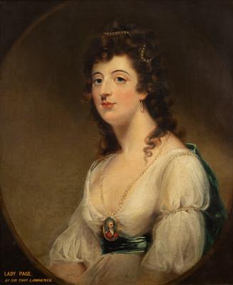 Appraisal: After Sir Thomas Lawrence British - Mary Albinia Lady Page