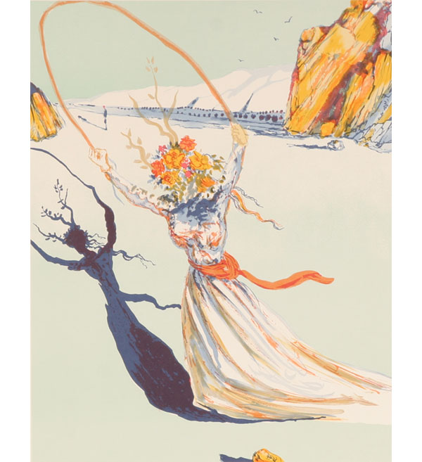 Appraisal: Salvador Dali Spanish - Dream Passage from Transcendent Passage Lithograph