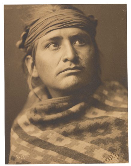 Appraisal: CURTIS EDWARD S - Chief of the Desert Navajo Sepia-toned