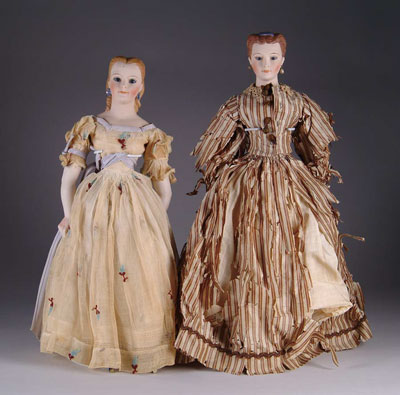 Appraisal: PAIR OF - MARTHA THOMSON DOLLS A wonderful pair of