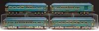 Appraisal: LOT OF FOUR AMERICAN FLYER STANDARD GAUGE PRESIDENT S SPECIAL