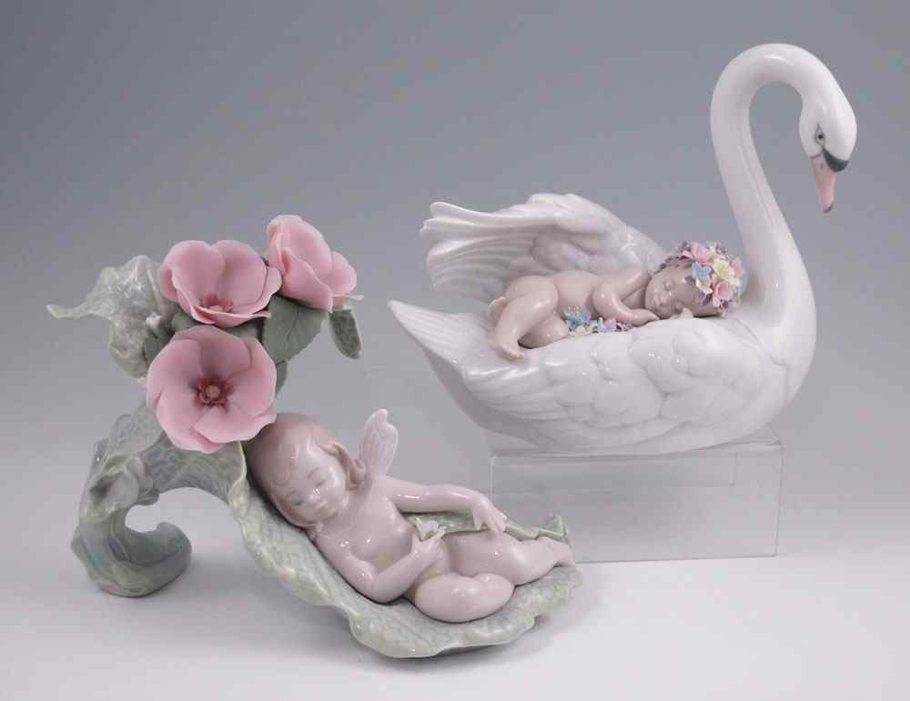 Appraisal: LLADRO PORCELAIN FIGURINES A VISIT TO DREAMLAND G Francisco Polope