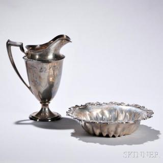 Appraisal: Two Pieces of Whiting Sterling Silver Tableware New York early