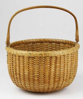 Appraisal: Early Th C Nantucket Basket W Ferdinand Sylvaro Label ca