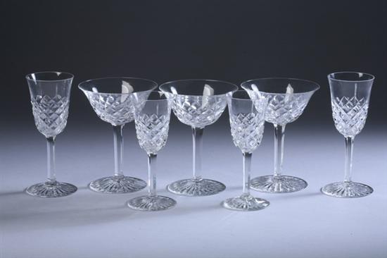 Appraisal: PIECES BACCARAT CRYSTAL STEMWARE Including nine champagnes three sherries and