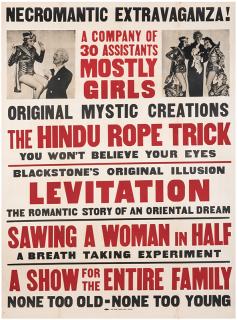 Appraisal: Blackstone Harry Henry Boughton Necromantic Extravaganza Chicago Globe Poster Corp