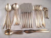 Appraisal: A part canteen of Elkington plate cutlery c