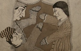 Appraisal: Carlo Giordano Punch and Judy etching with aquatint editioned '