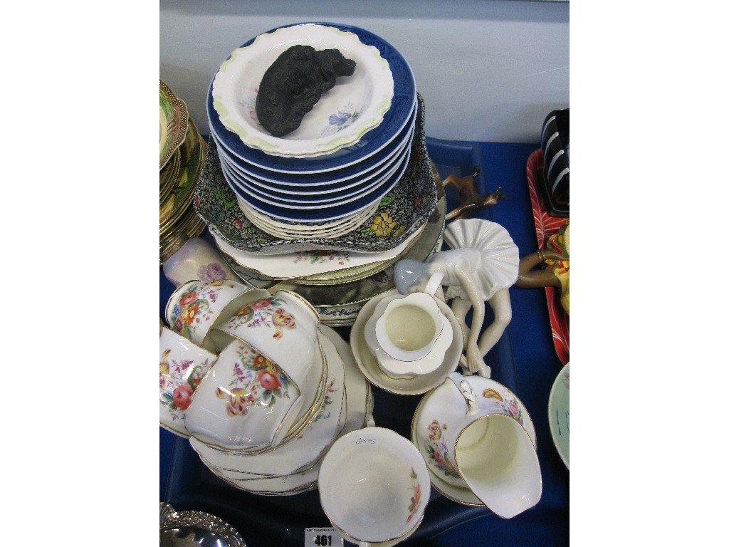 Appraisal: Tray lot of assorted ceramics - Royal Copenhagen Christmas plates