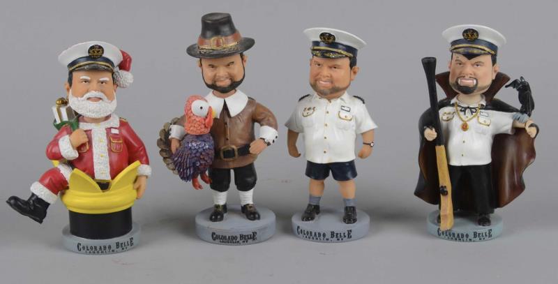 Appraisal: Lot Of Colorado Belle Bobble Heads Collection of of four