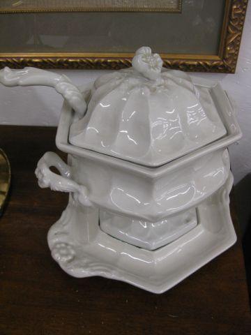 Appraisal: Redcliff Ironstone Tureen with Ladle Underplate