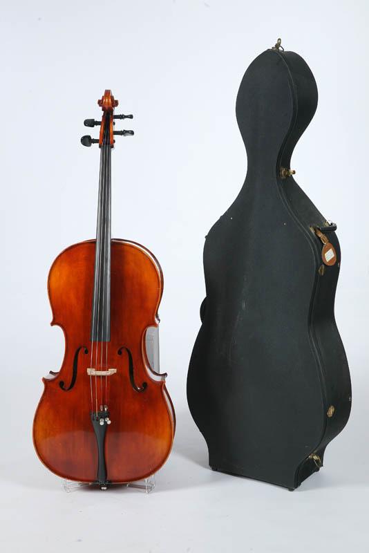 Appraisal: CELLO Manufactured by John Juzek of Czechoslovakia Included are two