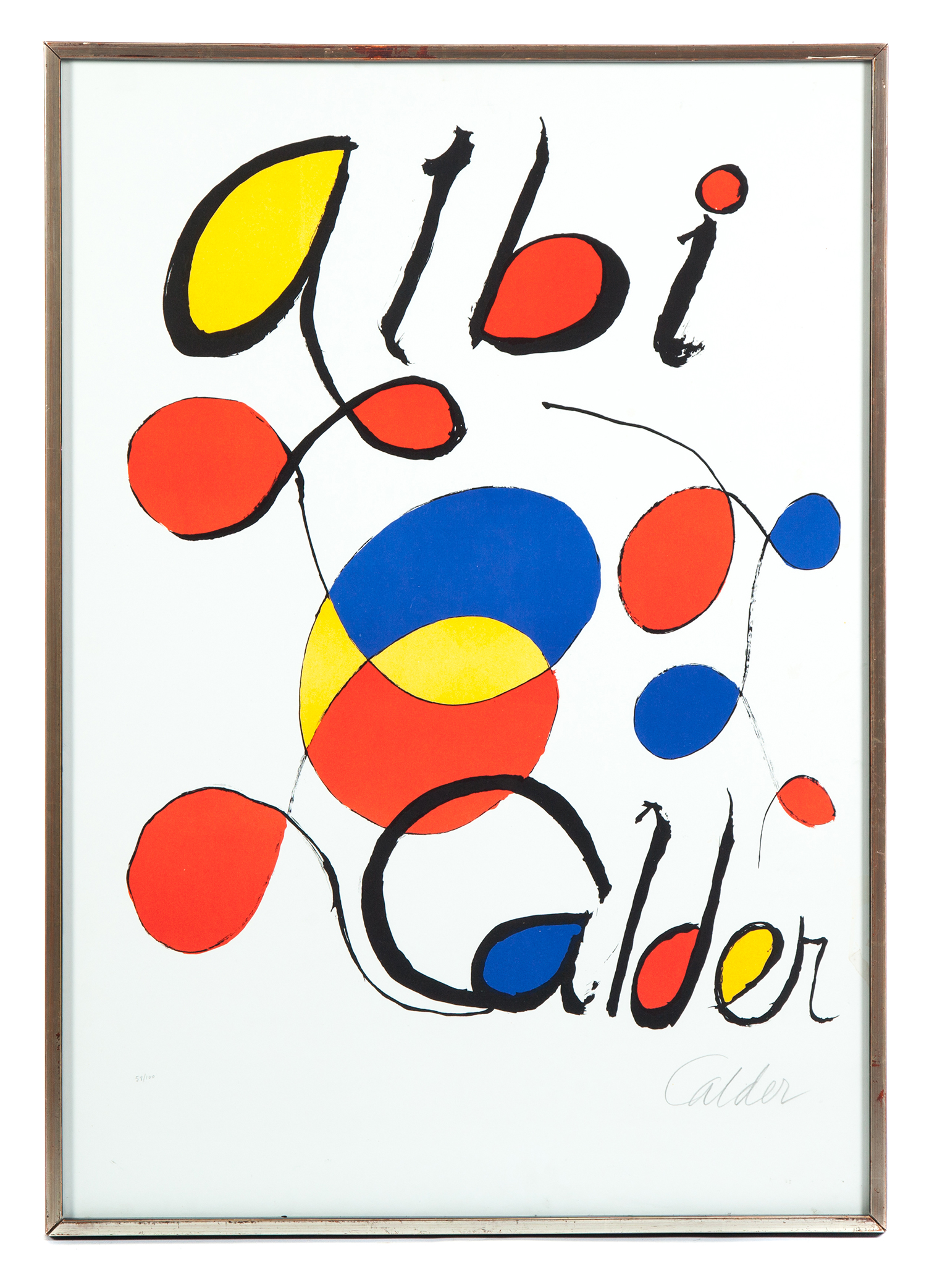 Appraisal: ALBI PRINT ALEXANDER CALDER AMERICAN - Color lithograph on paper