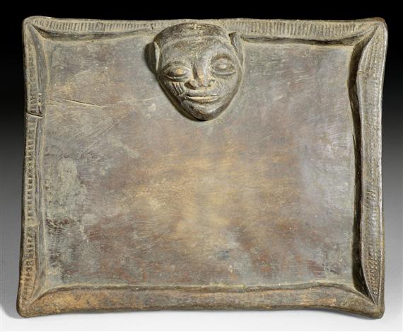 Appraisal: YORUBA ORACLE BOARD Nigeria H W cm Provenance Ralph B