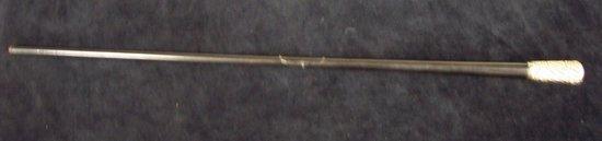 Appraisal: Additional LotAn ebonised military baton the silver mounted handle spirally