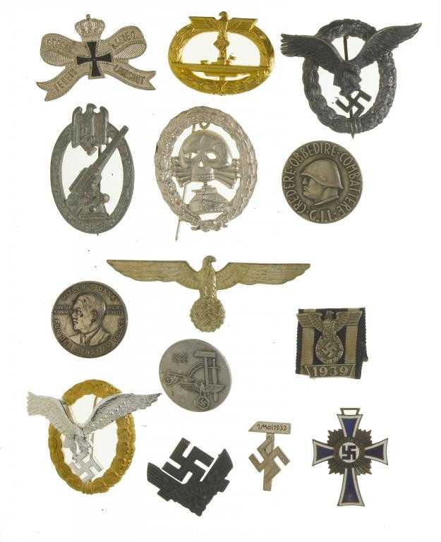 Appraisal: WORLD WAR II A COLLECTION OF GERMAN MILITARY NAZI PARTY