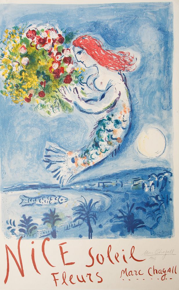 Appraisal: MARC CHAGALL RUSSIAN - MARC CHAGALL RUSSIAN - Nice Soleil