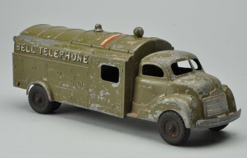 Appraisal: Hubley Bell Telephone Toy Truck Light to moderate scattered wear