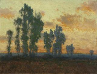 Appraisal: Charles Partridge Adams ''California Sunset'' signed lower left Charles Partridge