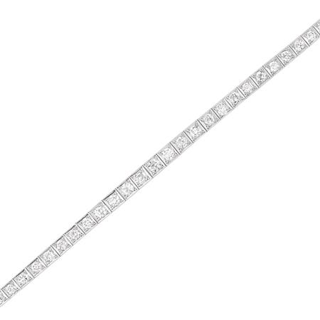 Appraisal: Diamond Straightline Bracelet Estimate -