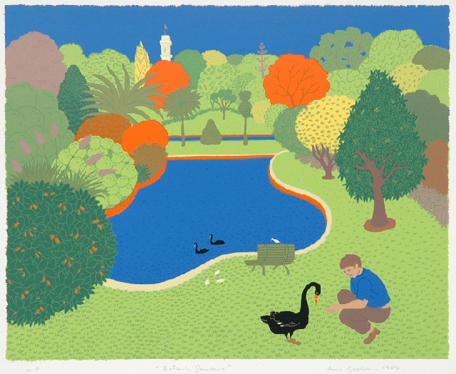 Appraisal: Anne Graham - Botanic Gardens screenprint ed x cm