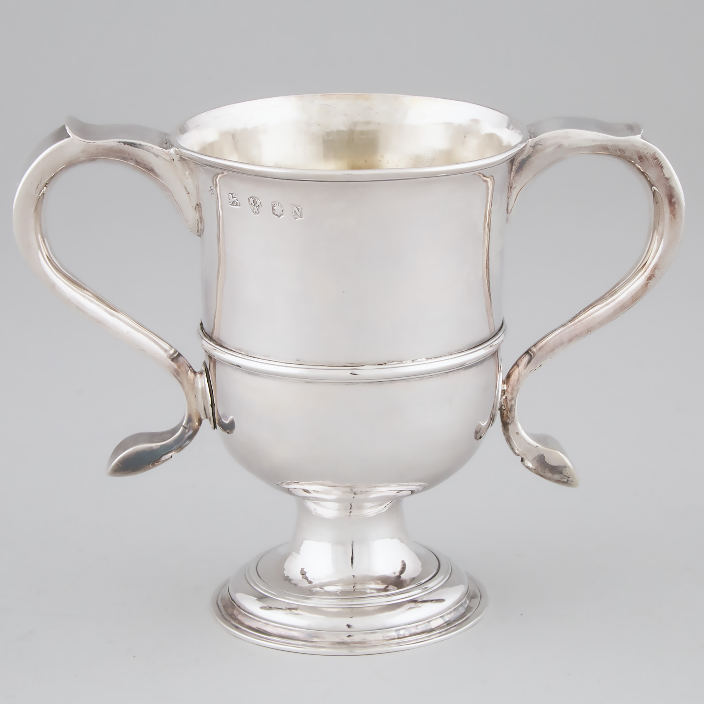 Appraisal: George III Silver Two-Handled Cup John Langlands I John Robertson