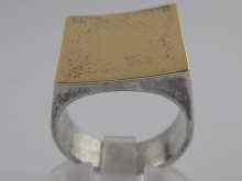 Appraisal: A Georg Jensen silver ring Jensen and import marks for