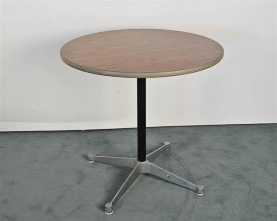 Appraisal: Herman Miller Round Table with Aluminum Base