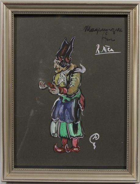 Appraisal: Mstislav Dobuzhinsky - costume sketch w c x initialed LR