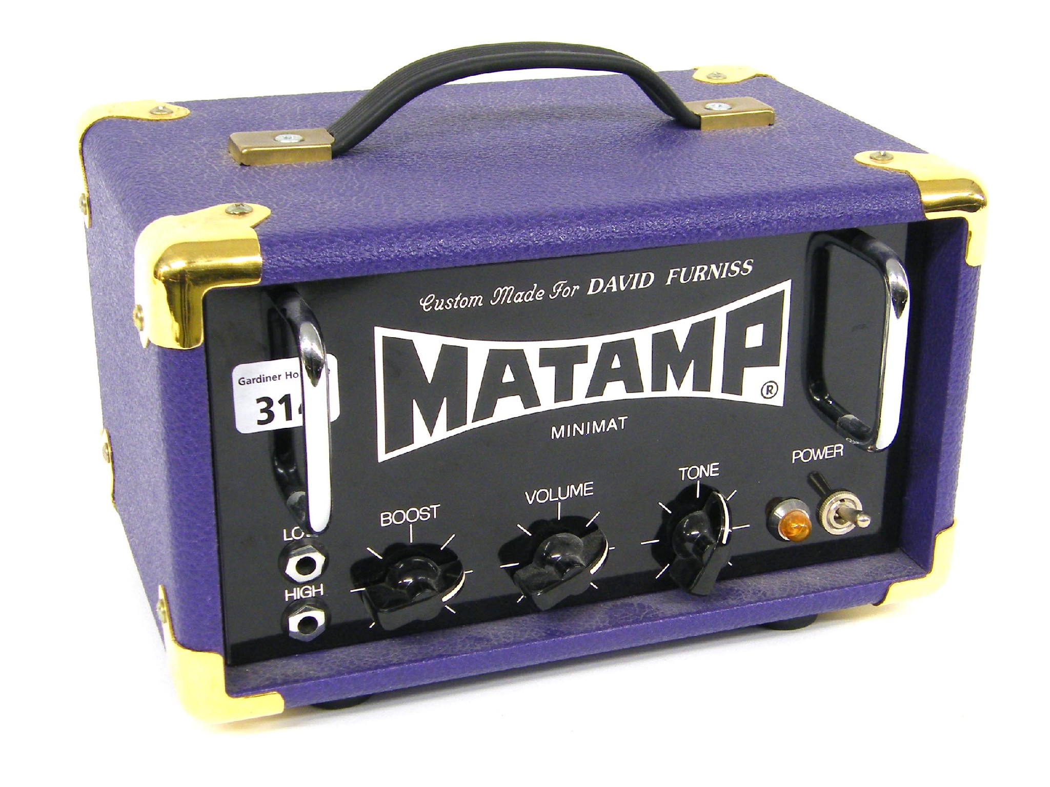 Appraisal: Matamp Minimat custom low wattage amplifier head appears to be