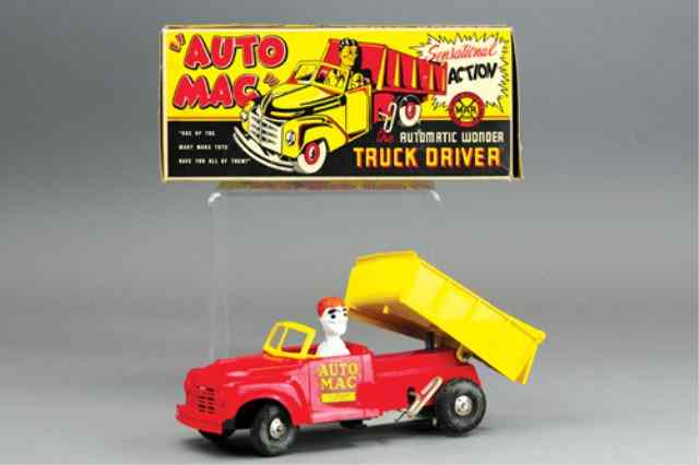 Appraisal: MARX BOXED ''AUTO MAC'' TRUCK DRIVER Old Store Stock plastic