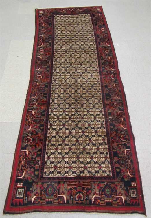 Appraisal: PERSIAN HALL RUG hand knotted ' x '