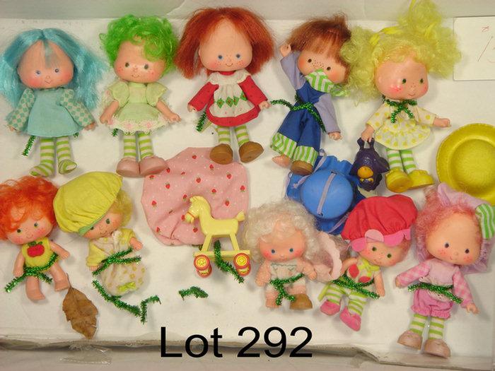 Appraisal: Lot of Strawberry Shortcake Dolls Lot of American Greeting Corp