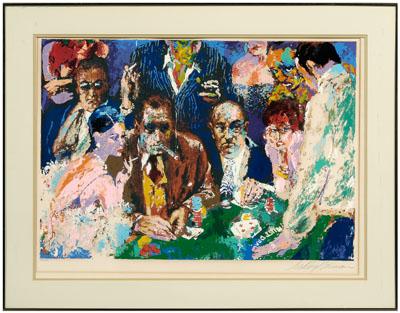 Appraisal: LeRoy Neiman serigraph American born quot Vegas Blackjack quot edition