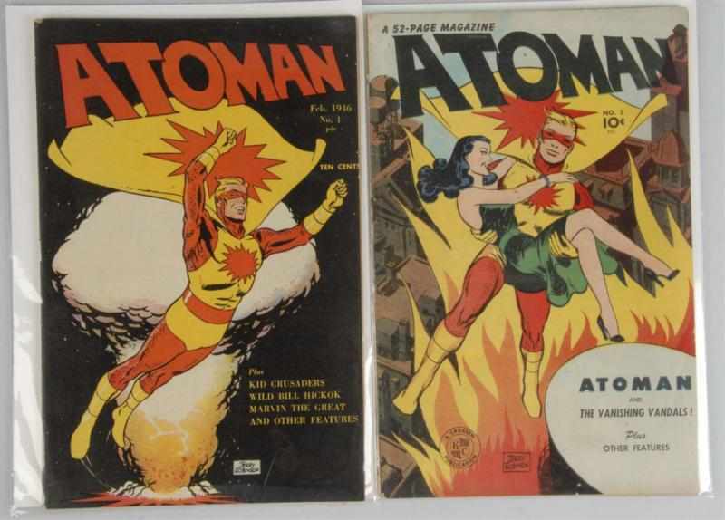 Appraisal: Lot of s Atoman Comics Description This lot includes issues