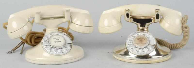 Appraisal: Lot of Western Electric Phones Description Includes a ivory painted