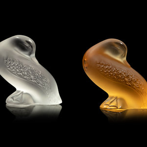 Appraisal: A Pair of Lalique Ducks Second Half th Century one