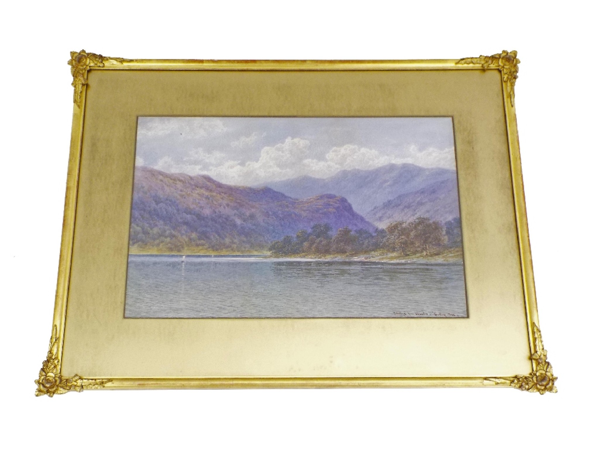 Appraisal: Thomas Tom Dudley - - 'Helvellyn from Ullswater' signed inscribed