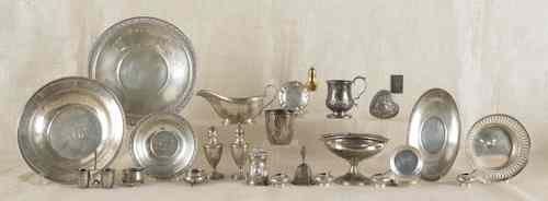 Appraisal: Miscellaneous group of sterling silver tablewares ozt