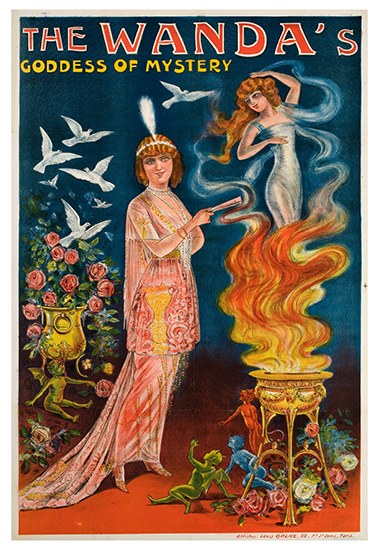 Appraisal: WANDAS FAMILY The Wanda's Goddess of Mystery Color lithographed poster