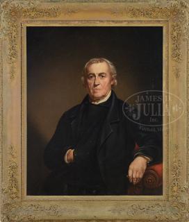 Appraisal: JEREMIAH PEARSON HARDY American - PORTRAIT OF REVEREND JOTHAM SEWALL