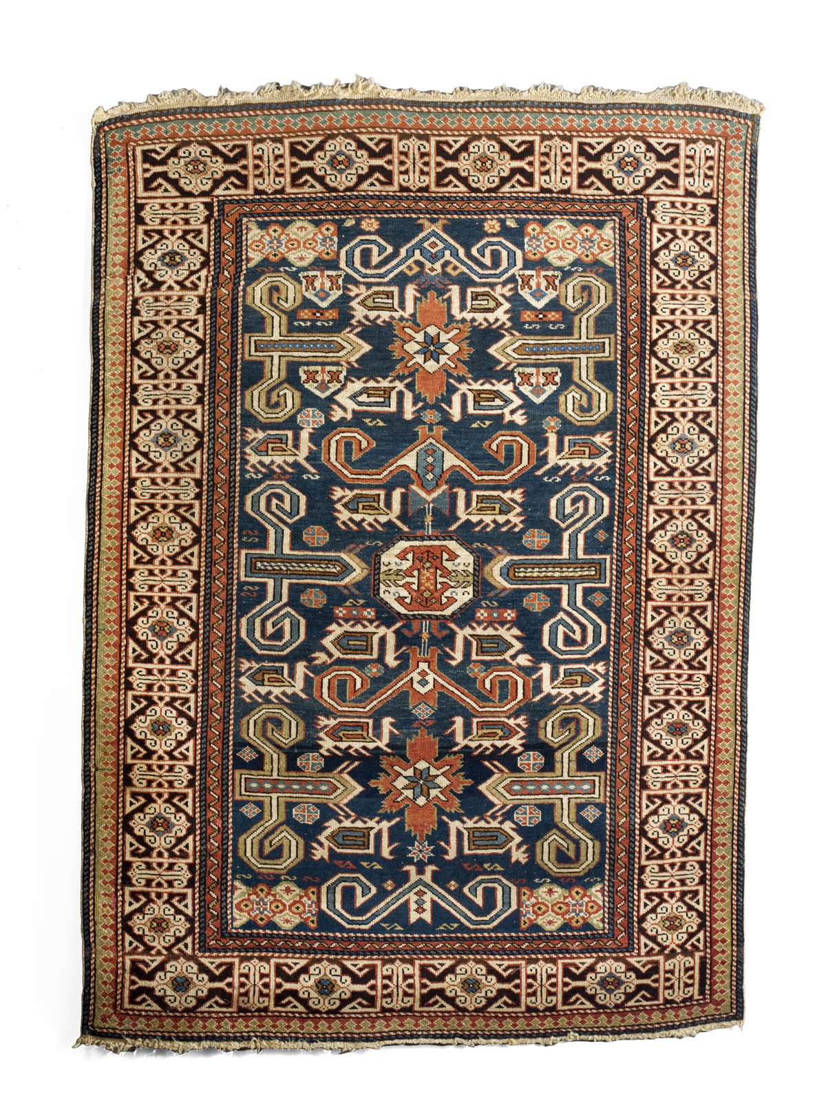 Appraisal: PERPEDIL RUG EAST CAUCASUS LATE NINETEENTH CENTURY The indigo field