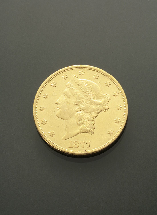 Appraisal: U S Double-Eagle Twenty-Dollar Gold Coin Dated S