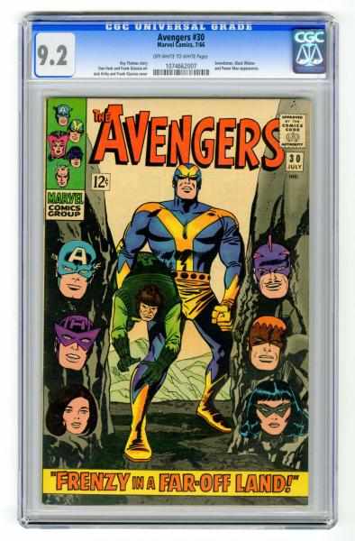 Appraisal: Avengers CGC Marvel Comics Click for full description