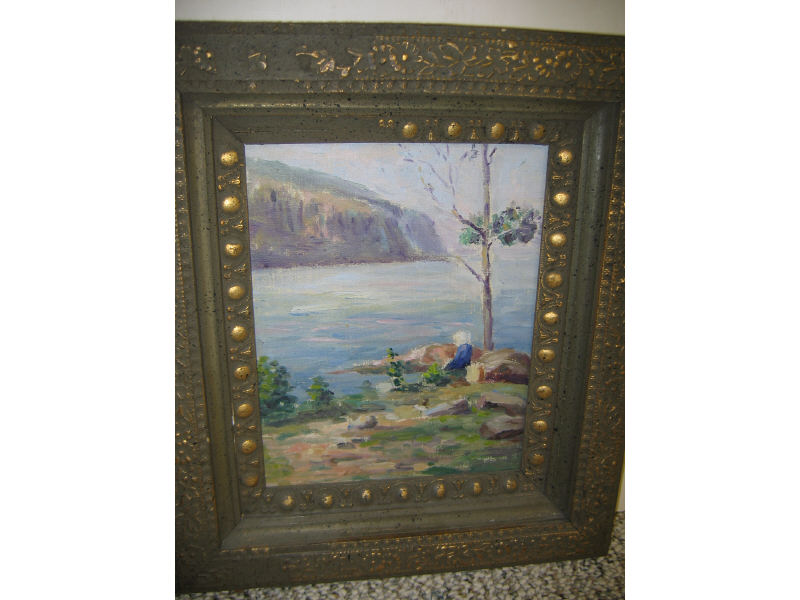 Appraisal: AMERICAN SCHOOL TH CENTURY Pair of Impressionistic scenes landscape and