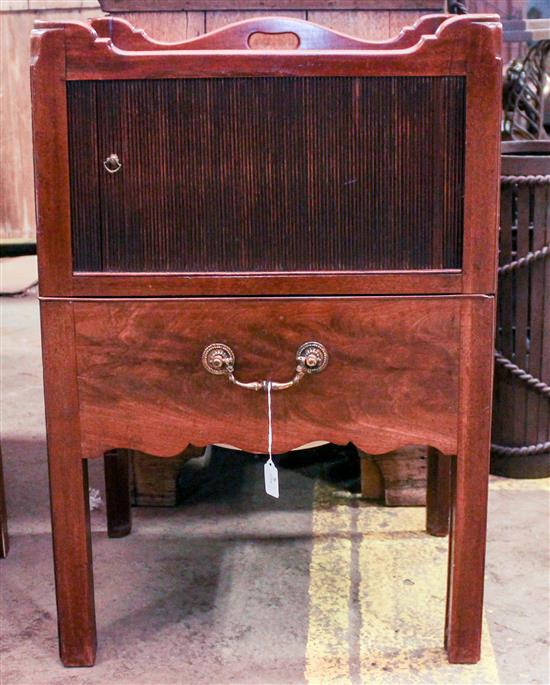 Appraisal: Sale Lot A Georgian Style Mahogany Commode Cabinet late th